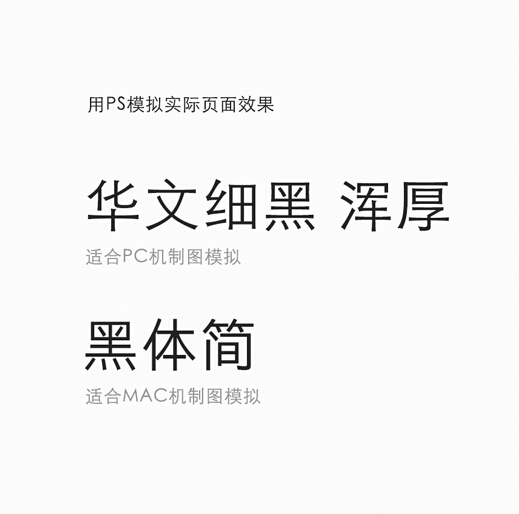 移動端字體設計